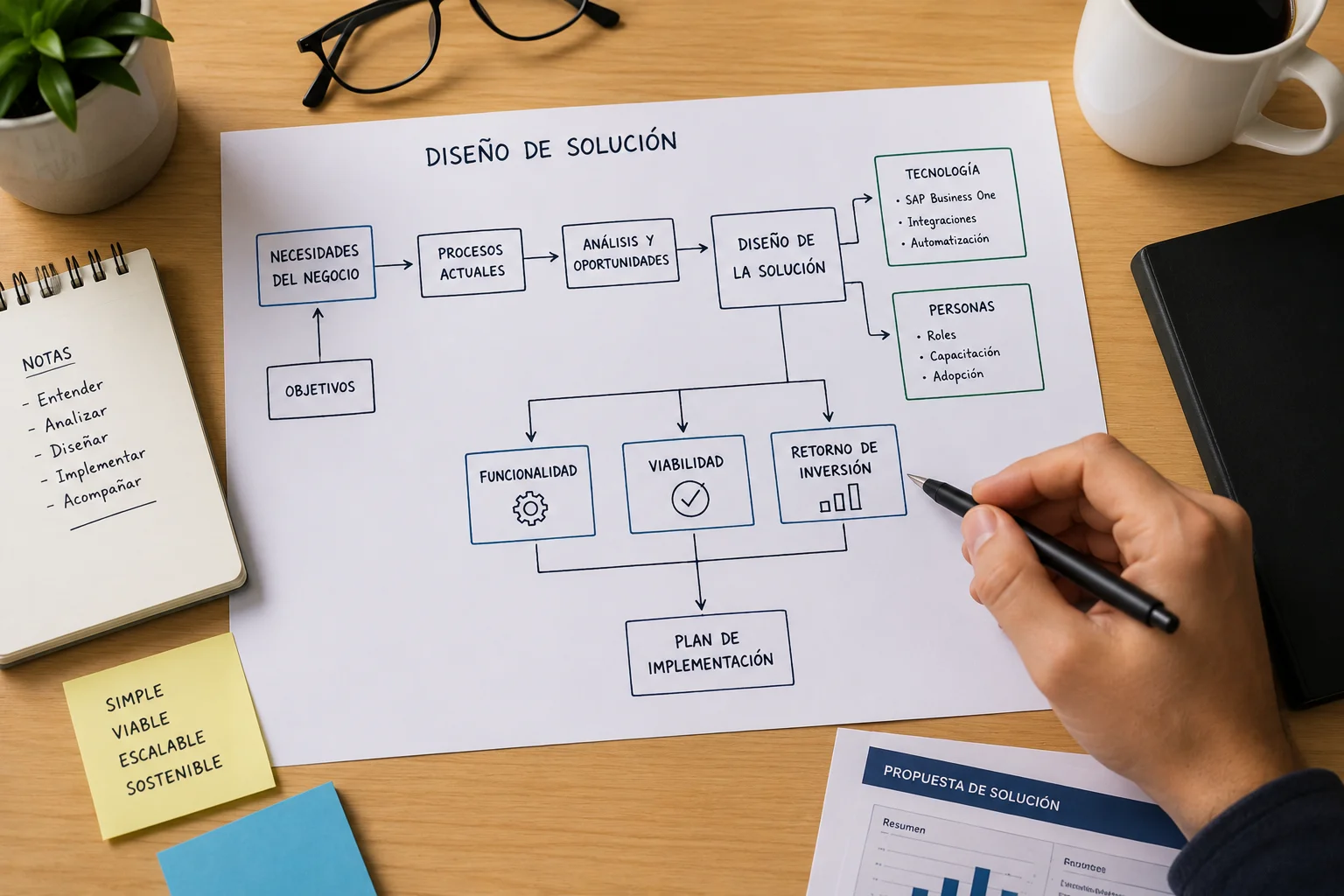 Diseño de una solución tecnológica personalizada para optimizar procesos e integrar SAP Business One con otros sistemas