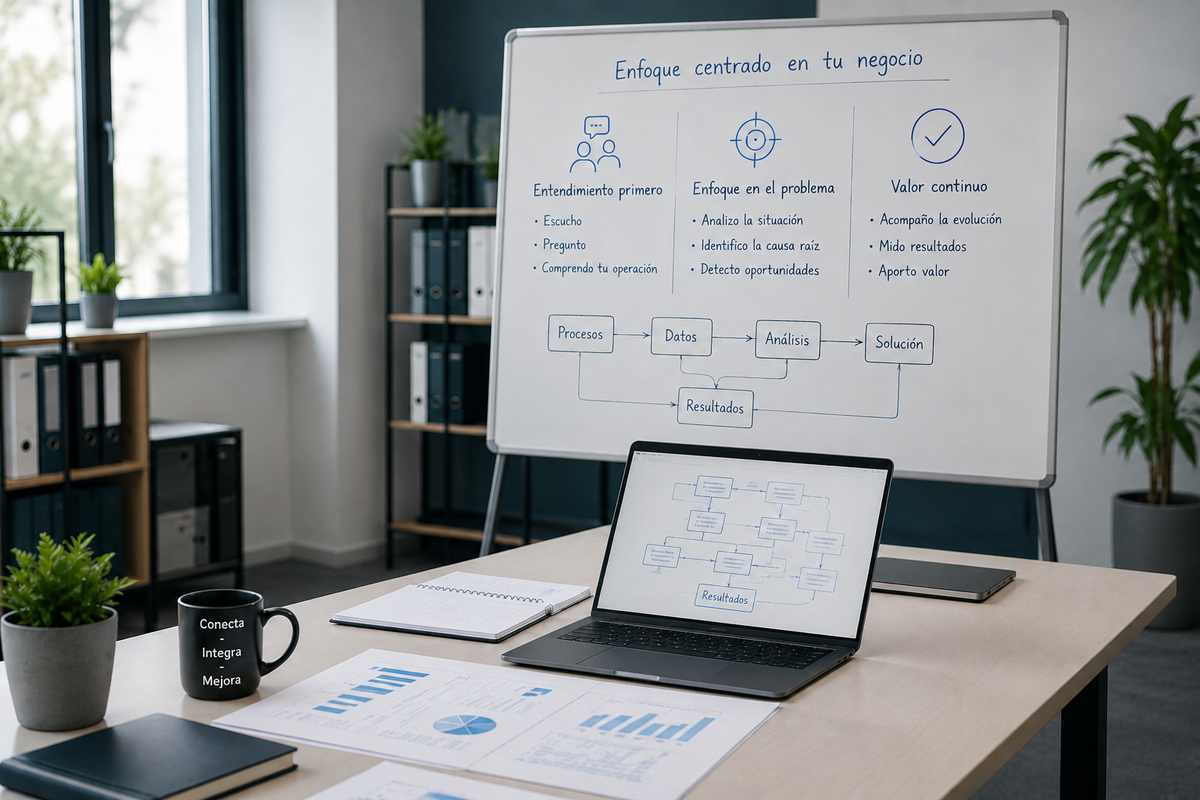 Diseño de una solución tecnológica personalizada para optimizar procesos e integracionaes con otros sistemas
