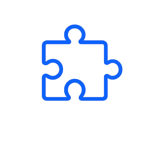Icono de integración de sistemas empresariales y conexión de aplicaciones